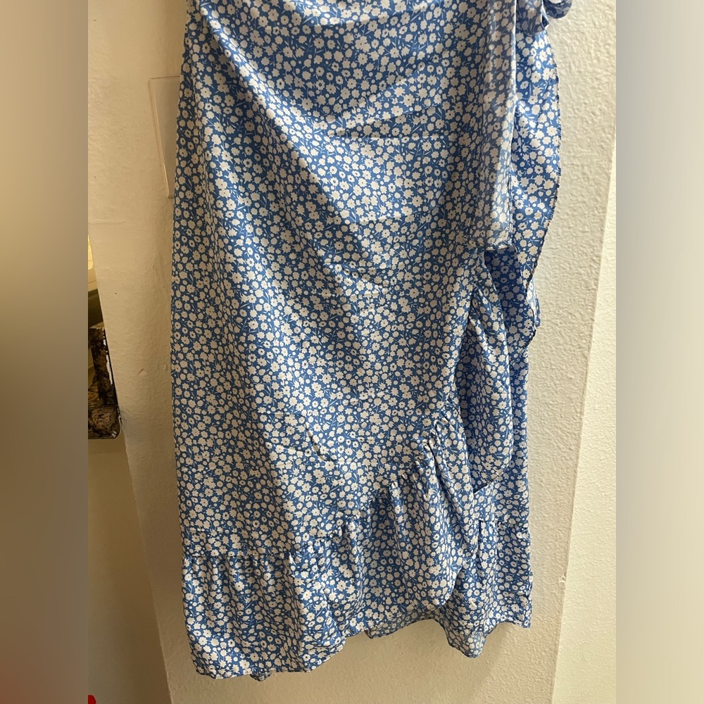 ASOS vero moda wrap style midi dress Size L - Picture 4 of 7